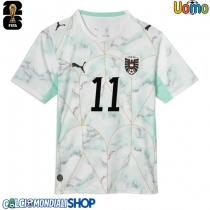 Maglie da calcio Austria Michael Gregoritsch #11 Seconda Maglia Mondiali 2026  Manica Corta